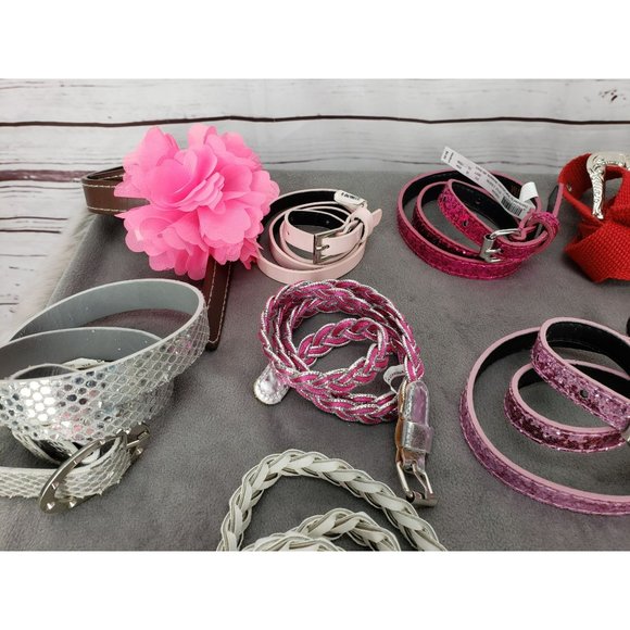 Lot Of 20 Kid Sizes Small And Medium Various Brands Belts - Picture 14 of 16